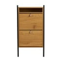 Preklopna omarica za čevlje v hrastovem dekorju v naravni barvi 62x118x26 cm Barco – House Nordic