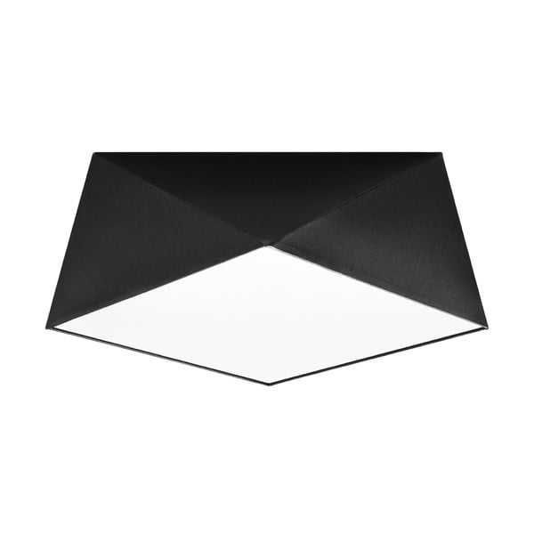Črna stropna svetilka 35x35 cm Koma – Nice Lamps