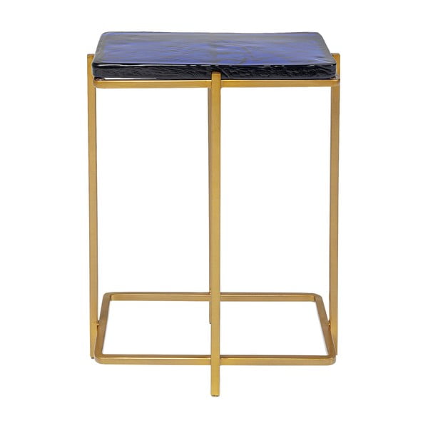 Zložljiva mizica v zlati barvi Kare Design Lagoon, višina 50 cm