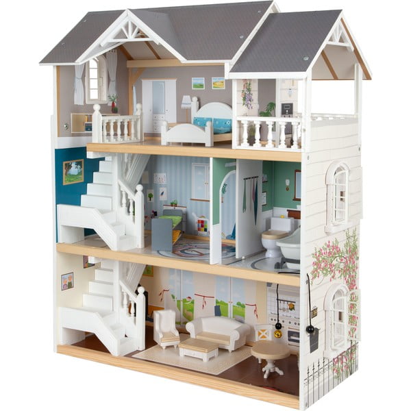 Otroška lesena hiša za punčke Legler Urban Villa