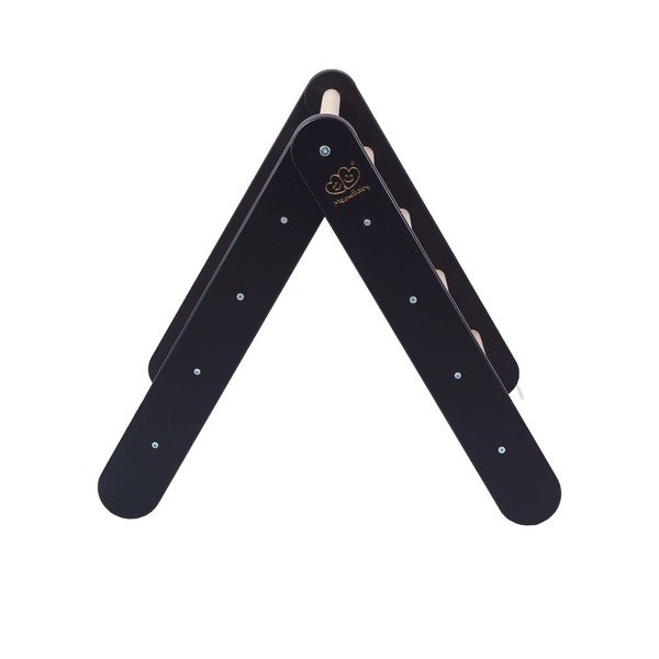 Črn piklerjev trikotnik iz masivnega bora 60x60x60 cm Montessori – Meowbaby-image-3