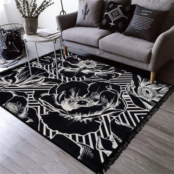 Reverzibilna pralna preproga Kate Louise Doube Sided Rug Blackrose, 140 x 215 cm-image-4