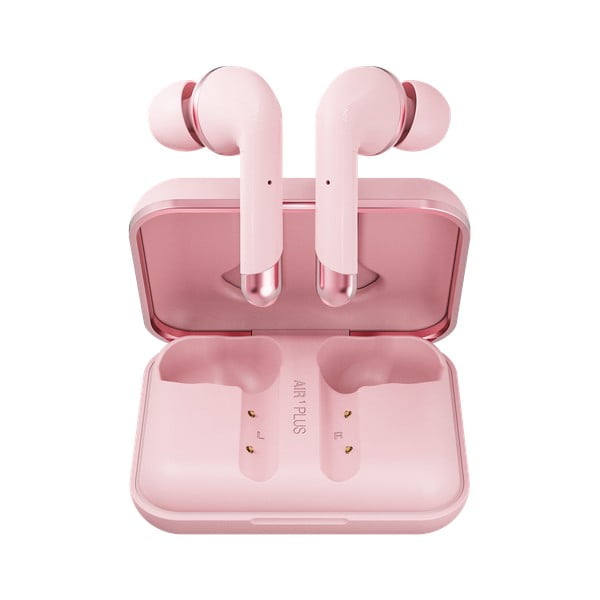 Rožnate brezžične slušalke Happy Plugs Air 1 Plus In-Ear