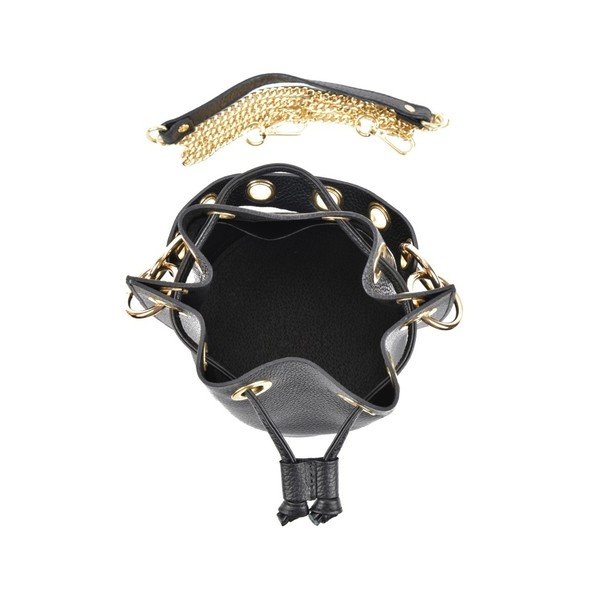 Črna usnjena torbica Roberta M Callisto Nero-image-2