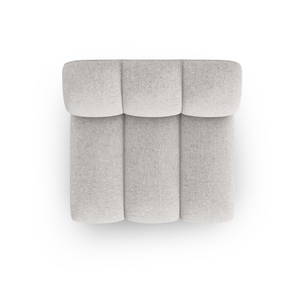 Svetlo siv modul za sedežno garnituro (sredinski modul) Lupine – Micadoni Home-image-3