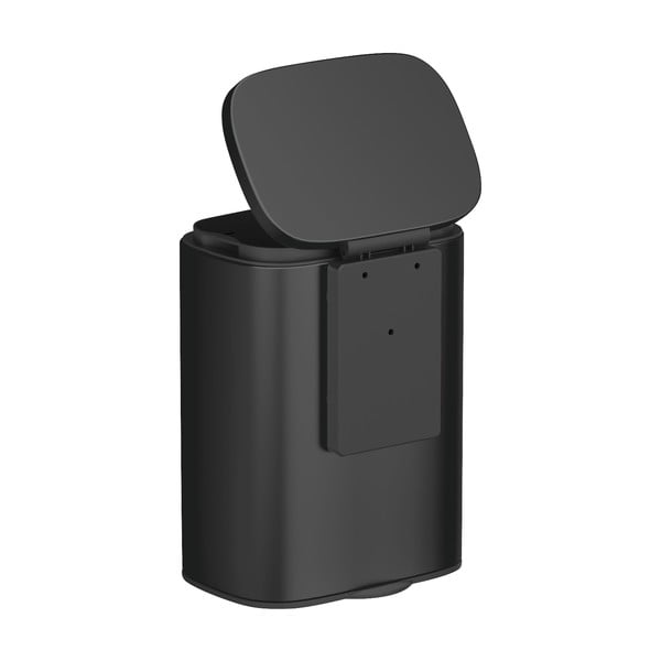 Črn koš za odpadke iz nerjavečega jekla Wenko Sare-image-3