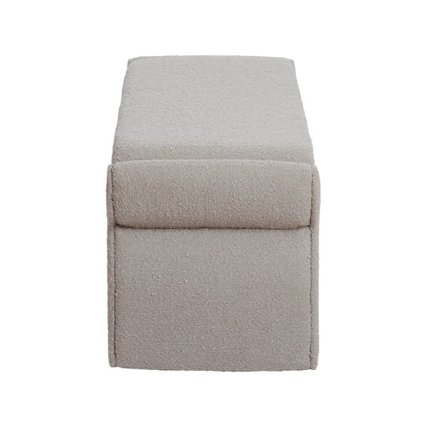 Bež klop iz tkanine bouclé Nafya – Light & Living-image-3