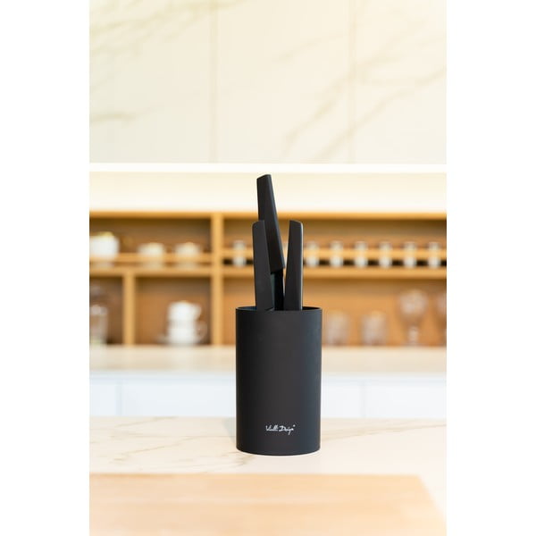 Črn blok za nože Vialli Design Universal-image-4