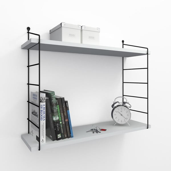 Bela stenska polica Garetto Armoni-image-1