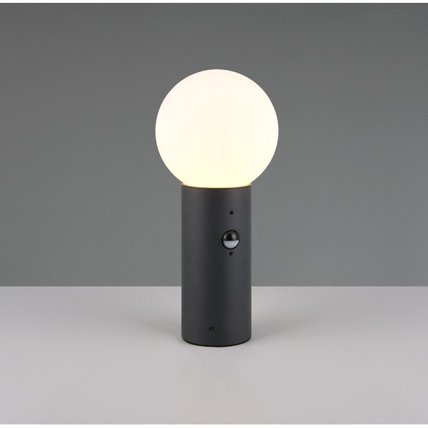 Stebrična zunanja svetilka s senzorjem gibanja ø 18 cm Mures – Trio-image-1