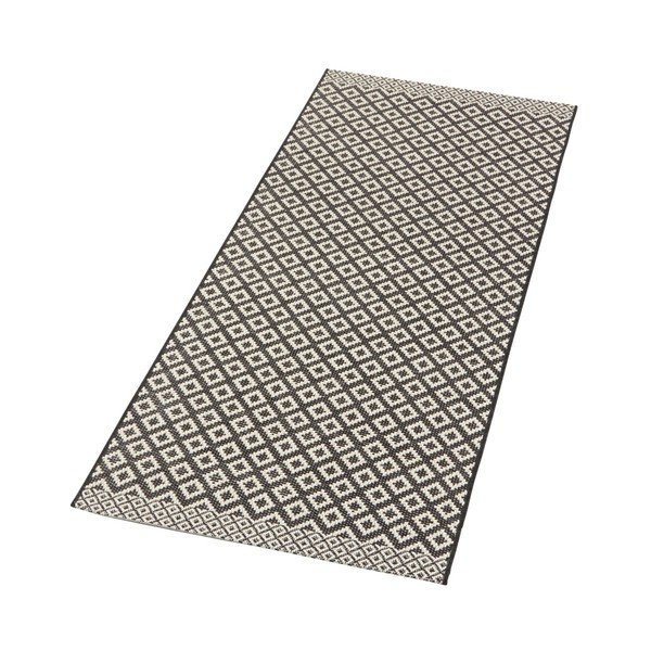 Črno-bež tekač Zala Living Minnia, 76 x 200 cm-image-2