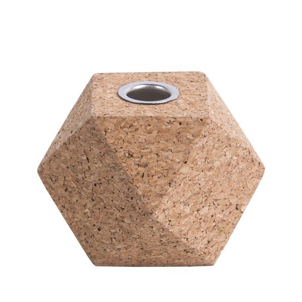 Komplet 3 svečnikov iz plute PT LIVING Cone-image-3