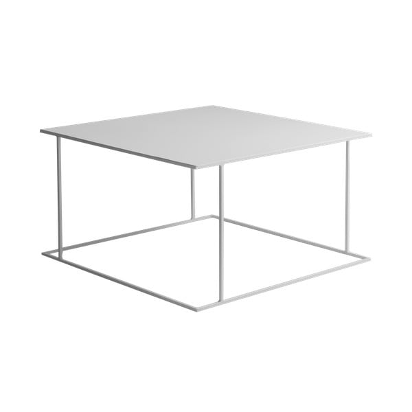 Bela kavna mizica Custom Form Walt, 80 x 80 cm