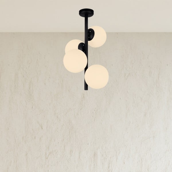 Črna viseča svetilka Squid Lighting Owl, višina 53 cm-image-3