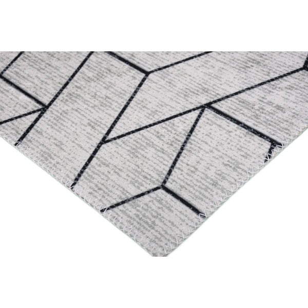 Svetlo siva pralna preproga 50x80 cm - Vitaus-image-2