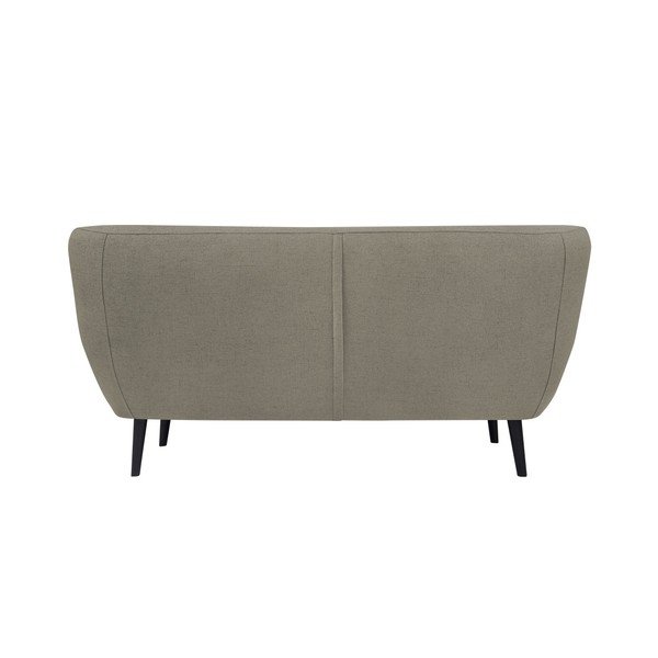 Rjava dvosedežna zofa z rjavimi nogami Mazzini Sofas Piemont-image-1