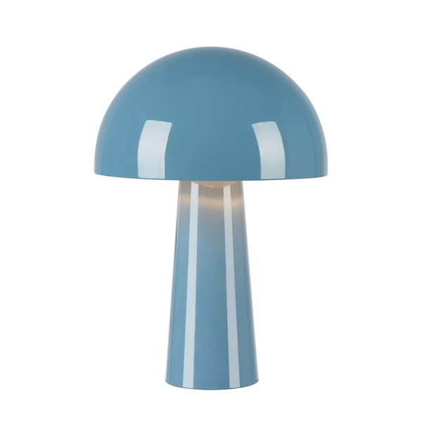 Modra namizna svetilka s kovinskim senčilom (višina 36 cm) Mantar – Markslöjd