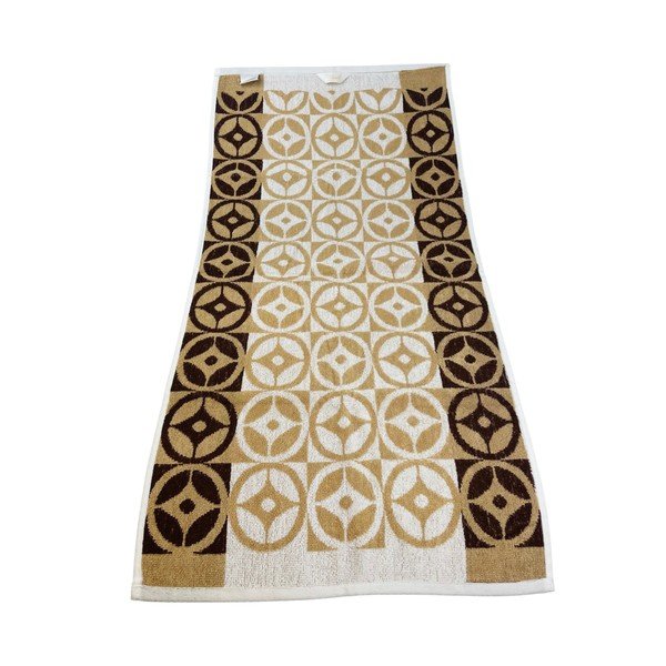 Rjava bombažna brisača 70x140 cm Compass – JAHU collections-image-2