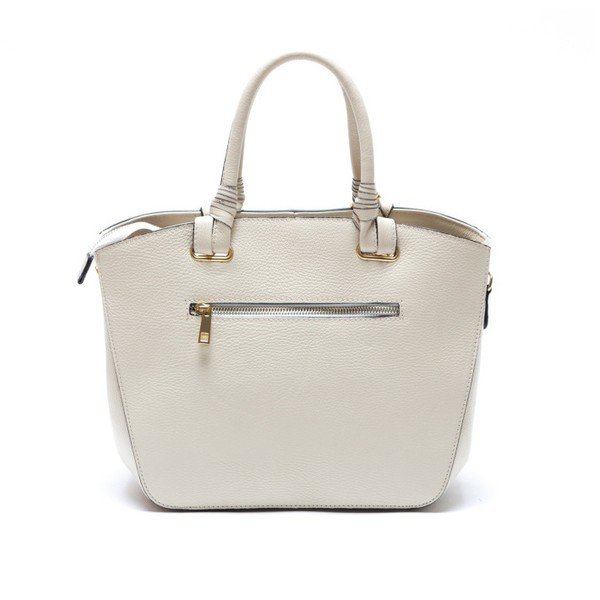 Usnjena torbica Carla Ferreri 1156 Beige-image-1
