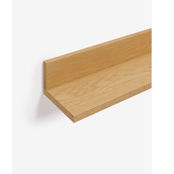 Police v hrastovem dekorju v naravni barvi Abilen - Kave Home-image-3