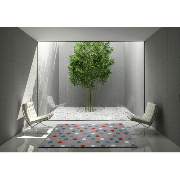 Siva preproga Universal Norge Dots, 57 x 110 cm-image-1