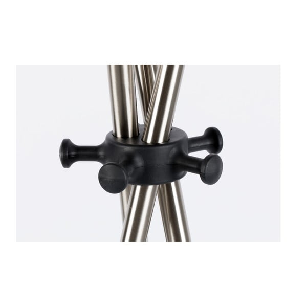 Jeklen obešalnik v srebrni barvi Darwin – White Label-image-4