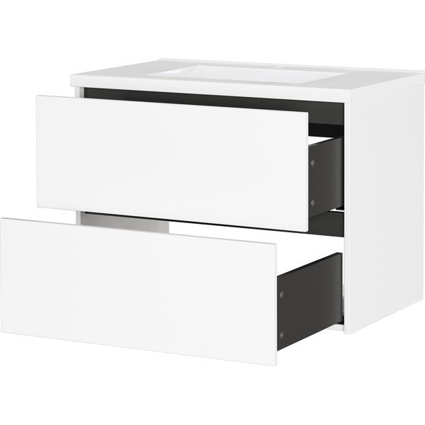Bela stenska omarica za pod umivalnik v mat dekorju 81x61 cm Bodera – Germania-image-3