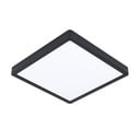 Črna LED stropna svetilka 28,5x28,5 cm FUEVA 5 – EGLO