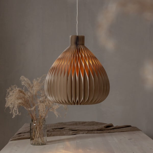 Svetlo rjavo senčilo ø 38 cm Honeycomb – Star Trading-image-1