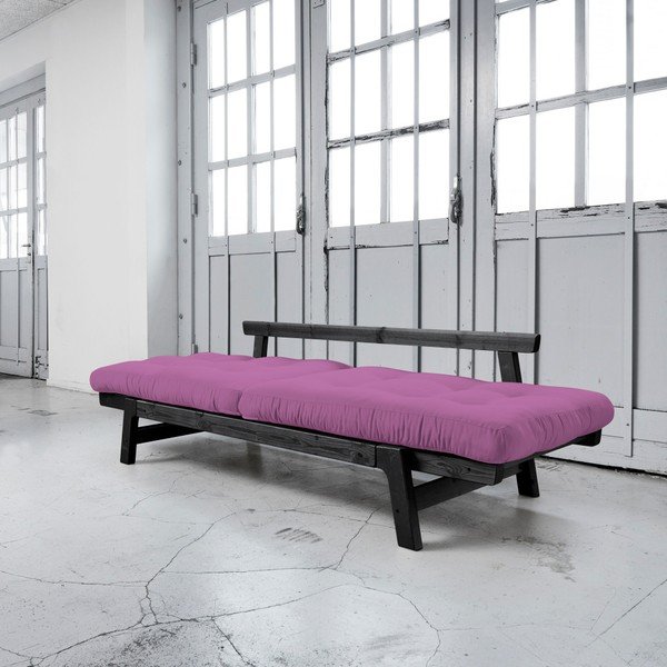Spremenljiv kavč Karup Step Black/Taffy Pink-image-2