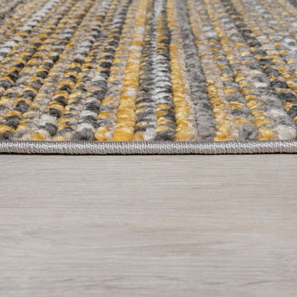 Gorčično rumen tekač 60x230 cm Camino – Flair Rugs-image-4