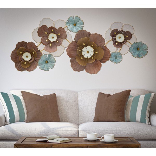 Kovinska viseča dekoracija Mauro Ferretti Flower Opas, 154 x 66 cm-image-1