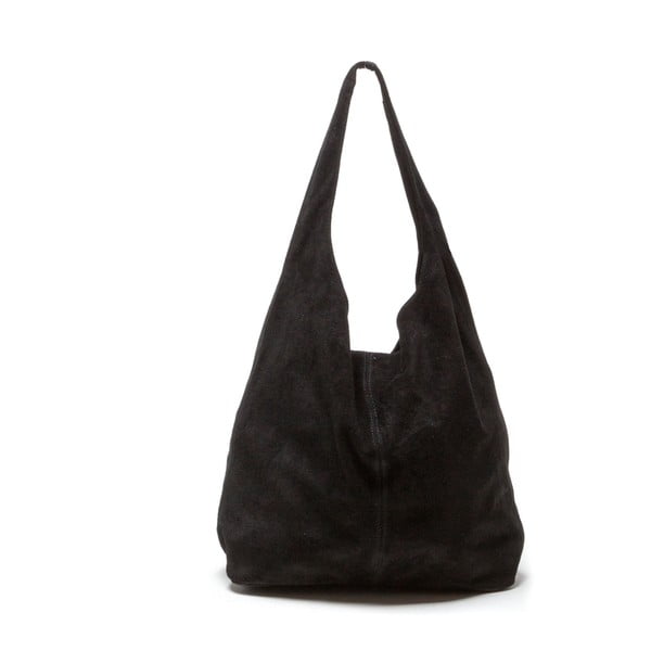 Črna usnjena torbica Isabella Rhea 885