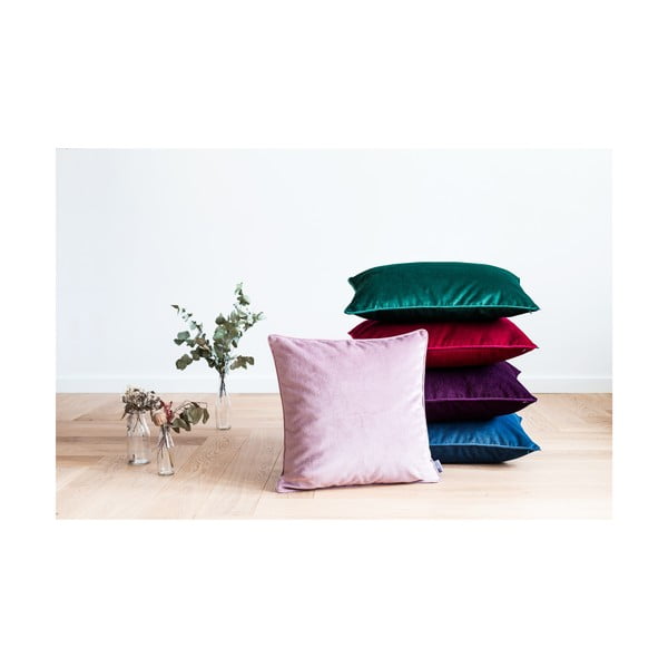 Rdeča prevleka za vzglavnik WeLoveBeds Mystic Burgundy, 50 x 50 cm-image-4