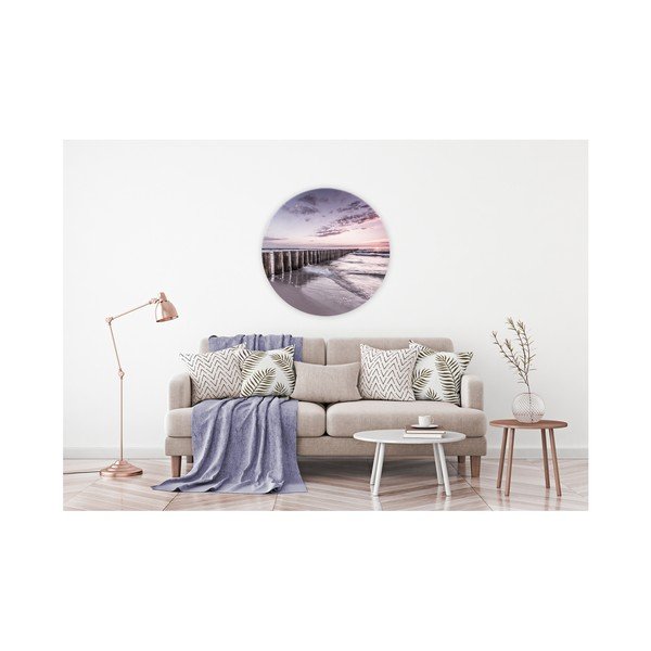 Stenska dekoracija Styler Glasspik Ringart Sunset, ø 70 cm-image-1