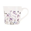 Bela/vijolična porcelanasta skodelica 430 ml Louka – Orion