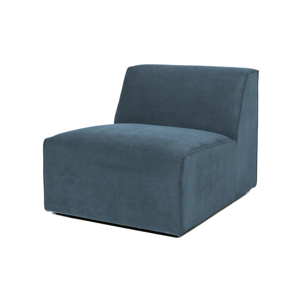 Moder modul za sedežno garnituro iz rebrastega žameta (sredinski modul) Sting – Scandic-image-1