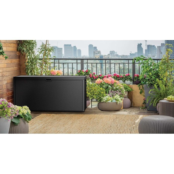 Temno siva vrtna škatla za shranjevanje Emily – Keter-image-1