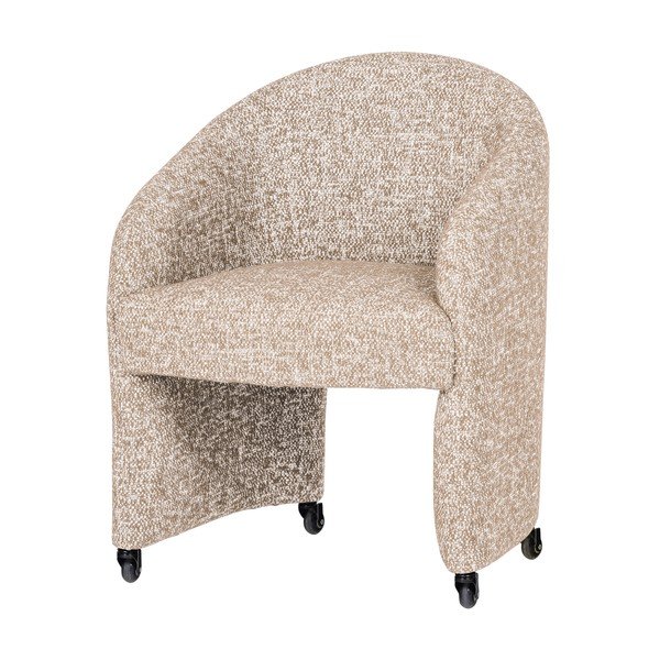 Bež oblazinjen pisarniški stol Cordo – WOOOD