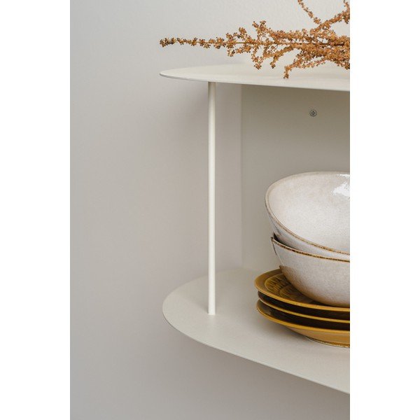 Bež večnivojska kovinska polica 80 cm Lina – noo.ma-image-3