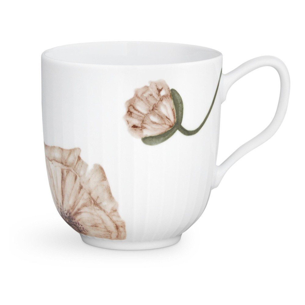 Bel porcelanasta skodelica Kähler Design Hammershøi Poppy, 330 ml