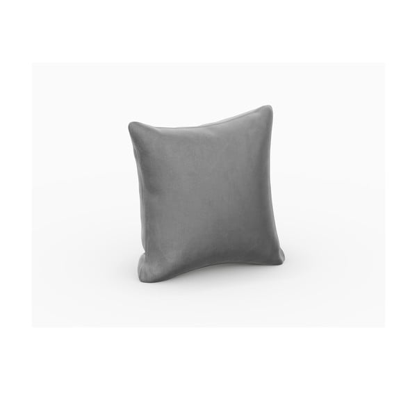 Siva žametna blazina za modularni kavč Rome Velvet - Cosmopolitan Design -image-1