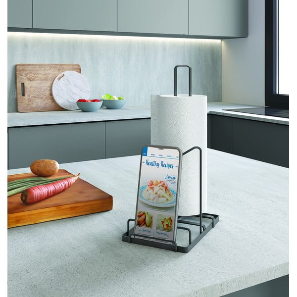 Držalo za kuhinjske brisače iz nerjavečega jekla Tokyo Lava - Metaltex-image-3