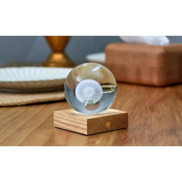 Temno rjava svetlobna dekoracija na USB Amber – Gingko-image-4