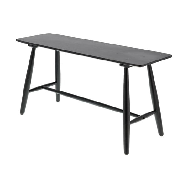 Konzolna mizica iz črnega hrasta 90x28 cm Bast - Villa Collection-image-1