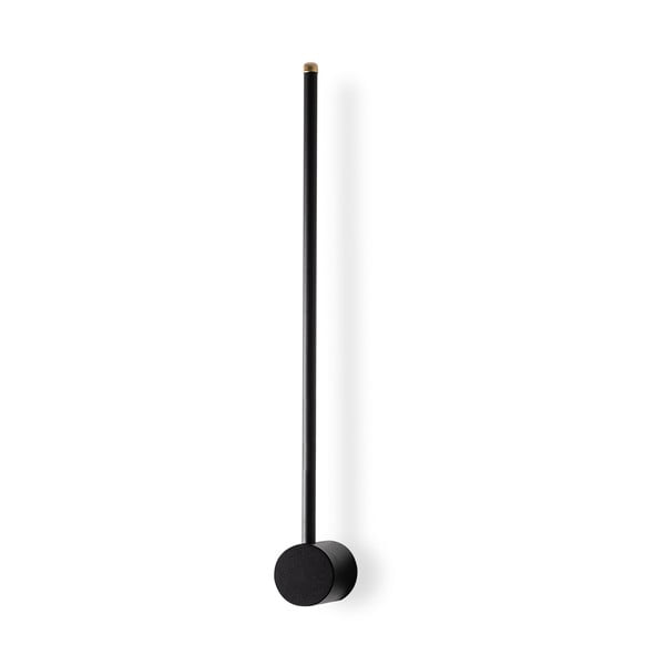 Črna LED stenska svetilka ø 7 cm Sword – Opviq lights