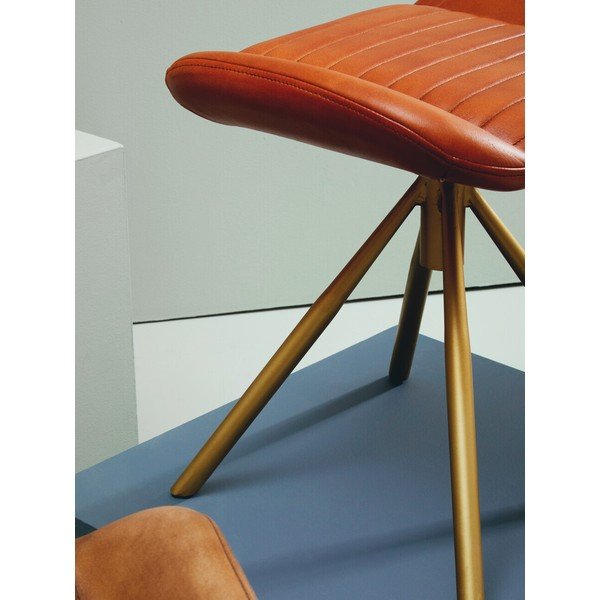 Rjav usnjen tabure Buffalo – Premier Housewares-image-3