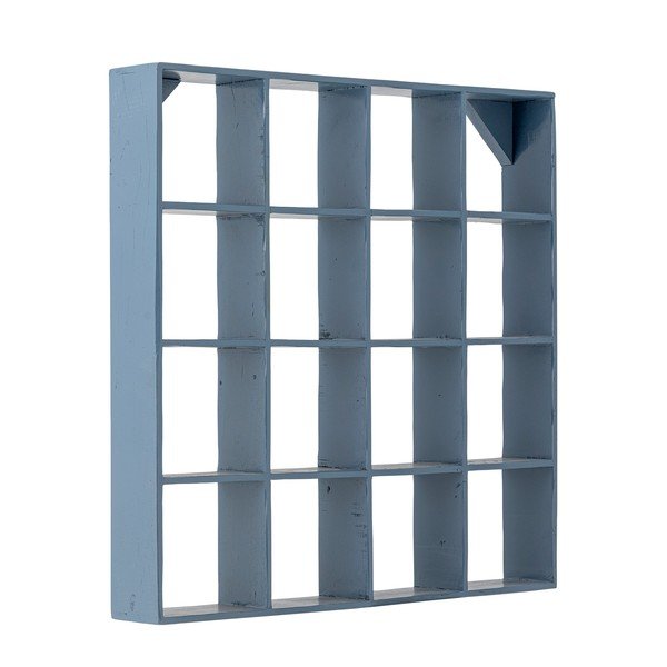 Modra večnivojska polica iz recikliranega lesa 70 cm Bekka – Bloomingville-image-3