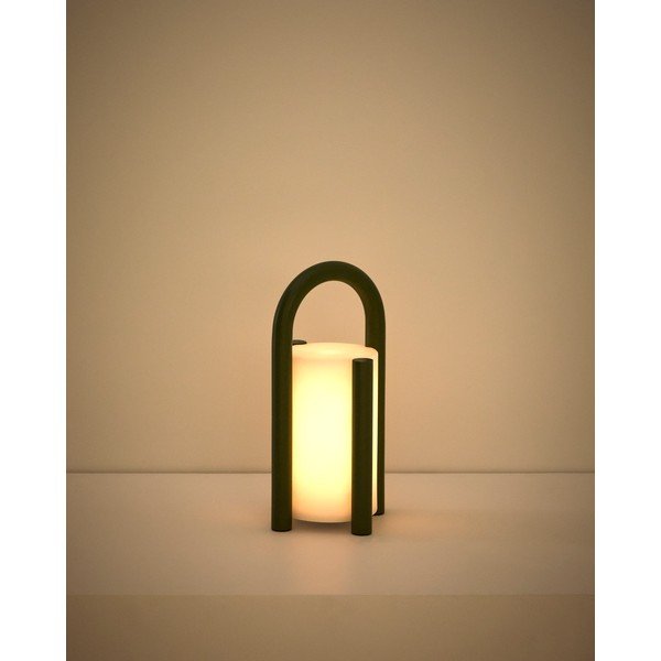 LED prenosljiva zunanja svetilka na USB ø 14 cm Leros – Kave Home-image-1