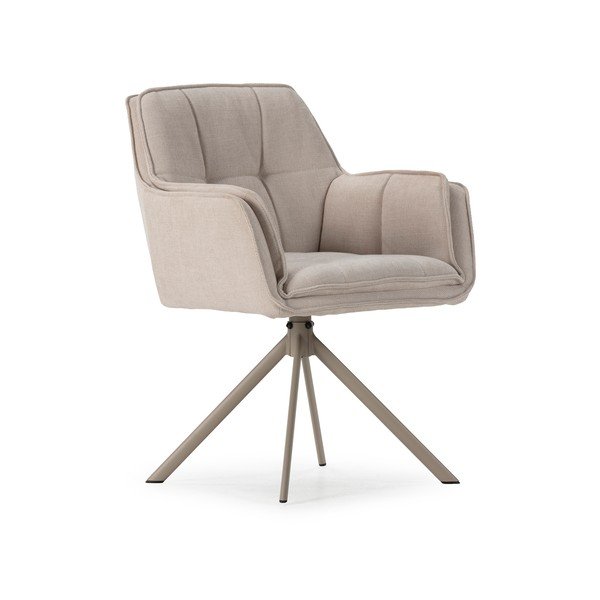 Bež oblazinjeni jedilni stoli v kompletu 2 ks Keiko – Marckeric